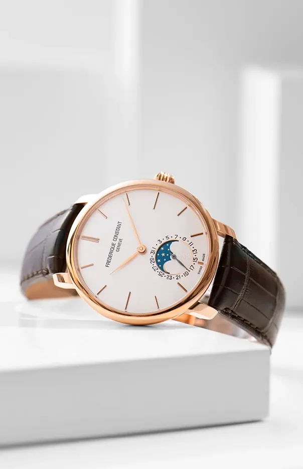 Manufacture Slimline Moonphase Watch FC-705V4S4 | Frederique Constant